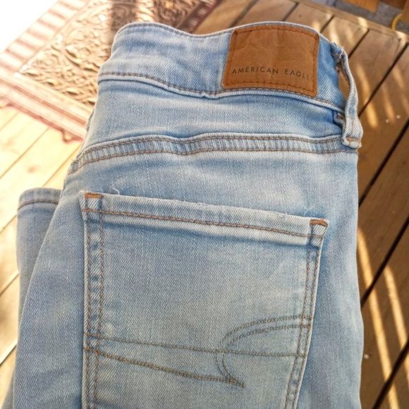 American Eagle Super High Rise Jeggings, Size 2 - Picture 1 of 8